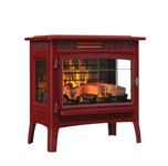 Duraflame Electric Infrared Quartz Fireplace Stove with 3D Flame Effect, Cinnamon