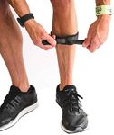 CROSSTRAP Shin Splint Support Strap | Adjustable Neoprene Shin Splint & Leg Compression Support Strap for Strains, Injuries, Pain, Pulled Muscles, Torn Calf | for Men & Women | 1 Strap (Large)