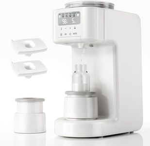 Advanced Formula Dispenser–Auto Mix & Clean, Fast Formula Maker with Accurate Dispensing, Instant Water Warmer, 4 Temps, Fits Most Bottles & Formulas, Moisture-Proof, Dishwasher-Safe Parts(White)