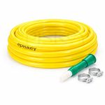 Episkey Garden Hose Pipe 10m with Fittings | Wear & Tear Resistant, Leak & Burst Proof, Kink-Free Water Hose with Tap Adaptor for Garden, Home & Car Washing (YLW_10M_ONLY)