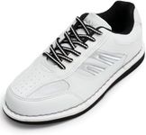 MAXWELTER Maxrise T-1 Bowling Shoes Men Right Handed, White, 9 UK