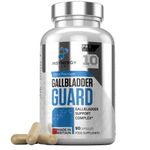 Ultra Premium Gallbladder Supplement – Gallbladder Guard | The UK’s No1 Gallbladder Formula | 90 Tablets Bile Salts Ox Bile Supplements|Betaine HCL Pepsin + Turmeric + Choline