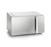 Hisense 700 Watts 20 Litre Silver Digital Solo Microwave Oven With 800W Grill H20MOMSS4HGUK Automatic Defrost, 9 Auto Cook Menus, Clock & Timer, Easy Clean