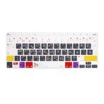 MOSISO EU/UK Keyboard Cover Compatible with MacBook Air 13 inch A1466 A1369 2010-2017&Compatible with MacBook Pro 13/15 inch (with/Without Retina Display, 2015 or Older Version), Mac OSX