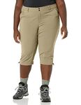 Columbia Women's Saturday Trail 2 Knee Pant Hiking Trousers, BRITISH TAN, Size W12/L18