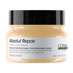 L'Oreal Professionnel Hydrating Hair Mask, For Dry, Damaged Hair, With Quinoa & Protein, Absolut Repair Mask, Repairing and Strengthening Conditioner, Adds Shine, 250 ML