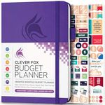 Clever Fox Budget Planner - Expense Tracker Notebook. Monthly Budgeting Journal, Finance Planner & Accounts Book to Take Control of Your Money. Undated - Start Anytime. A5 Size Purple Hardcover