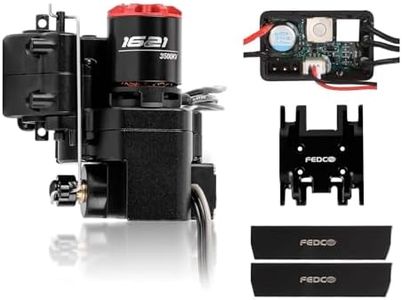 FEDCO Motor Transmission with Hobbywing QUICRUN WP Mini24 3500KV Brushless Motor for TRX4M Upgrades 1/18 RC Crawler