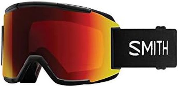SMITH Squad Men's Ski Goggles, Black