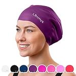 Limmys Adult Long Hair Swimming Cap - 100% Silicone Kids Swim Caps for Men and Women - Premium Quality, Stretchable and Comfortable Swimming Hats - Available in Different Attractive Colours