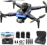 GPS Drones with 4K Camera for Adults Under 249g, P17 Drone with Brushless Motor 5G Transmission, 3 Batteries, Follow Me, Smart Return Home, Foldable FPV Drone for Long Distance