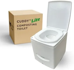 Cuddy Lite Portable Composting Toilet for Camping by CompoCloset ❘ Dry Composting Toilet for RV, Camping, and Tiny House, Urine Diverter, Waterless Toilet for Home, Self-Contained & Easy to Clean