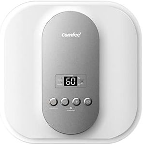 COMFEE' Scaldabagno Elettrico Murale ad Accumolo 30 L D30-15EVG1O – Sopra lavello ad accumulo — Leggero, compatto facile da installare – ideale per piccole utenze, bianco con grigi