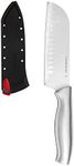 Farberware Edgekeeper Self-Sharpening Santoku Knife, 5-Inch, Stainless