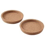 IKEA Coaster, Cork Used for Protects The Table Top Surface and Reduces Noise from Glasses and Mugs Pack of 2 Pc