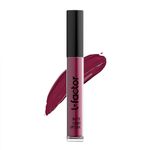 L Factor New York Matte Trap Liquid Lipstick for Women Girls | 8 Hrs Stay, Smudge Proof, Non-Toxic | Hydrating, Highly Pigmented, Matte Finish Transfer proof Glossy Lipstick - 5ml (Dark Maroon)