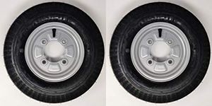 BITS4REASONS - STARCO KENDA K371 PREMIUM 8 INCH 4.80/4.00-8 62M 4PLY (4PR) TRAILER WHEELS & TYRES 115MM PCD 1 PAIR (ERDE & MAYPOLE)