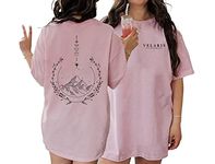 Velaris City of Starlight Tshirt - The Night Court Acotar 2 Sided Tshirt, Sarah J Maas Clothing, Light Pink, X-Large