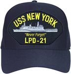 USS New York LPD 21 Never Forget Ships Cap Navy Blue