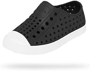 Native Shoes - Jefferson, Kids Shoe, Jiffy Black/Shell White, 9 Toddler