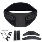 TOPTACPRO Tactical Neck Protector for Tactical Vest Thickened Neck Guards for JPC CPC AVS Vest 500D Nylon (Black)