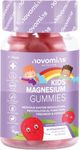 Kids Magnesium Gummies – Vegan - 1 Month Supply – Childrens Supplements – 30 Chewable Vitamins – 546 Mg Magnesium Citrate Providing 60 mg Magnesium- by Novomins