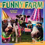 Avanti Funny Farm OFFICIAL | 2025 12 x 24 Inch Monthly Square Wall Calendar | Foil Stamped Cover | BrownTrout | Animal Humor Livestock