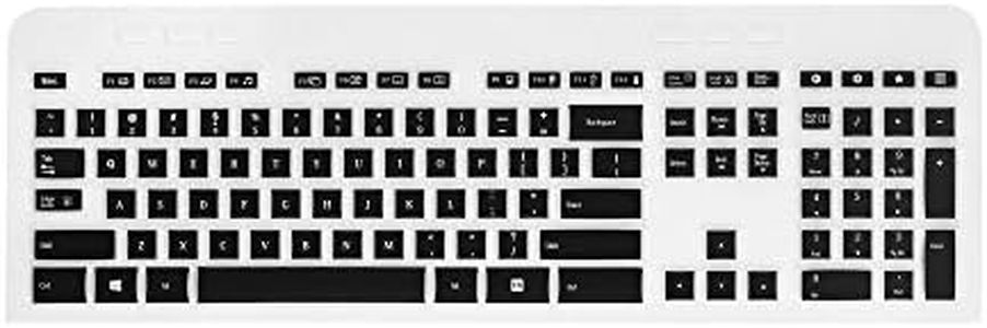 Cosmos Black Color Premium Silicone Keyboard Cover Skin Case Protector for Logitech Wireless Keyboard MK520 & MK520r