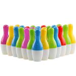 Set of 25 Bowling Chunky Pens,Bowling Pens,Mini Retractable Ballpoint Pens,Bowling Party Favor,Gifts for Bowling Fans