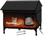 Heated Outdoor Cat House - Large, W