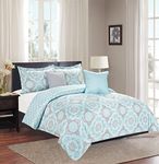 Sweet Home Collection Decorative Fashion Comforter Set, Mineral, King