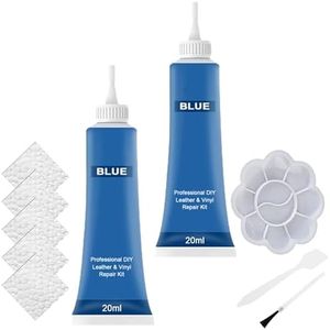 Advanced Leather Repair Gel, 2Pcs Upgrade Leather Repair Gel Professional DIY Leather and Vinyl Repair Kit Leather Repair Paint Gel, Leather Scratch Repair for Car