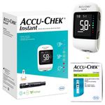 Accu Chek Instant Blood Glucose Monitor MMOL/L + Accu Chek Instant Test Strips 60 Pack | Blood Glucose Monitoring System Diabetes | Value Bundle | Bundle by MG Living