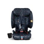 Cosatto On The Go, Foldable Car Seat, 15 Months – 12 Years, 76-150cm, Portable ISOFIX Travel Car Seat, Ultra-Compact & Lightweight, Side Impact Protection & Travel Bag (Doodle Days)