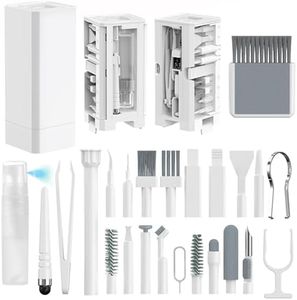 Phone Cleaning Kit Laptop Cleaner,Keyboard Cleaning Kit for Computer PC MacBook,32-in-1 Multi-Functional Electronics Cleaning Brush Tool for AirPod iPad iPhone Pro TV Screen Earbuds Camera Monitor