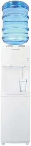 Frigidaire EFWC498, Top Load Hot & Cold Water Cooler Dispenser for Home, Garage, Dorm, RV & Cottage, 3 and 5 Gallon Bottles, 11" D x 11.5" W x 36" H, White