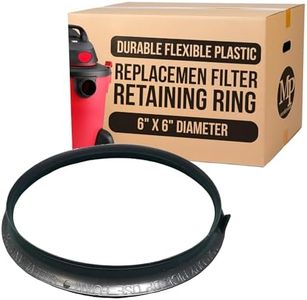 MP Maresh Products Replacement Filter Retaining Ring–Compatible with Shop-Vac VF2002, Vacmaster & Genie Wet/Dry Vacuums – Use with Foam & Round Paper Reusable Filters Only – Not for Cartridge Filters