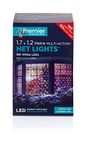 1.75x1.2m 180 White Multi-action Net - Premier Christmas Lights LV122741W