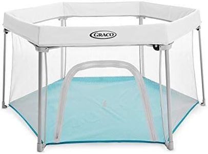 Graco Pack 'n Play LiteTraveler Playard | Outdoor and Indoor Playspace with Compact, Quick Fold, Breeze,1.0Count