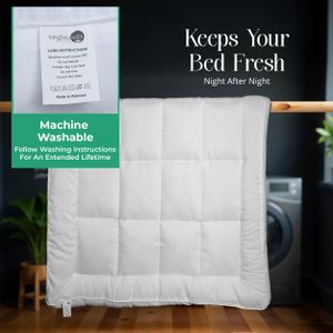 MightySoft Kingsize Mattress Topper – 10cm Thick Bed Comfort