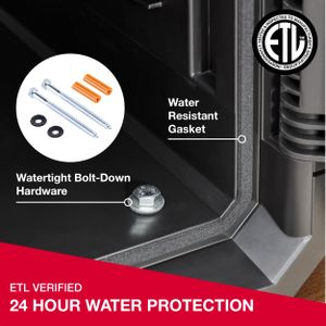 SentrySafe Fireproof Waterproof Safe – Secure Home Storage