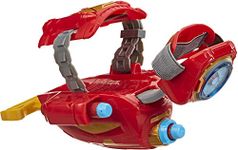 Marvel Nerf Power Moves Avengers Iron Man Repulsor Blast Gauntlet Nerf Dart-Launching Toy For Kids Roleplay|Toys For Kids Ages 5 And Up|Multicolor
