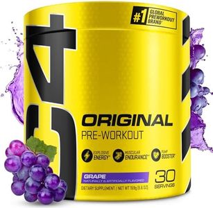 Cellucor C4 Original Pre Workout Powder Grape Sugar Free Preworkout Energy for Men & Women 150mg Caffeine + Beta Alanine + Creatine - 30 Servings (Packaging May Vary)