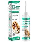 Dog Ear Cleaner, Ear Infection Treatment for Dogs Cats, Dog Ear Drops for Infection Antibiotics, Effective Eliminates Ear Odour, Dirt and Debris, Pets Ultra-Otic Advanced Ear Cleaner Solution (120ml)