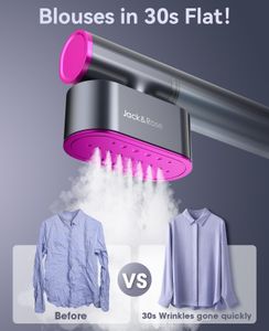 Jack & Rose Portable Clothes Steamer – Handheld Travel Garment Iron
