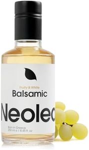 Neolea White Greek Balsamic Vinegar from Greece - American Oak w/Aged Vanilla & Honey Notes - Adds a Tangy & Acidic Flavor To Your Dishes - Dressing, Meats, Seafood & More - 8.45 fl oz / 250 ml