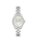 BOSS Analogue Quartz Watch for Women SAGE Collection with Silver Stainless Steel Bracelet - 1502726