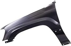 CarPartsDepot Front Quarter Panel Left Driver Side Fender with Body Cladding Holes Compatible for Jeep Grand Cherokee Sport Utility Vehicle 1999-2004 Limited Laredo Sport Overland Special Edition