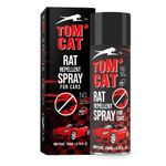 Tom CAT NO Rat Entry Rat Repellent Spray for Cars, Bus, Truck Highly Effective Upto 3 Month | Protect Wires in Car, Bike and Outdoor Utilities | Non Toxic | No Kill Only Repels | 200ML (Pack of 1)