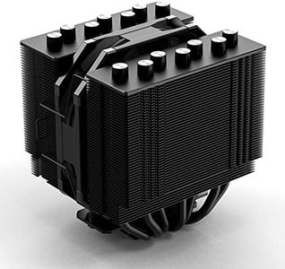 ID-COOLING SE-207-XT Slim 135mm Height All-black CPU Cooler 7 Heat Pipes Dual-Tower CPU Air Cooler with 120mm PWM Fan TDP 220W, CPU Fan for Intel 1700/1200/115X, AMD AM5/AM4
